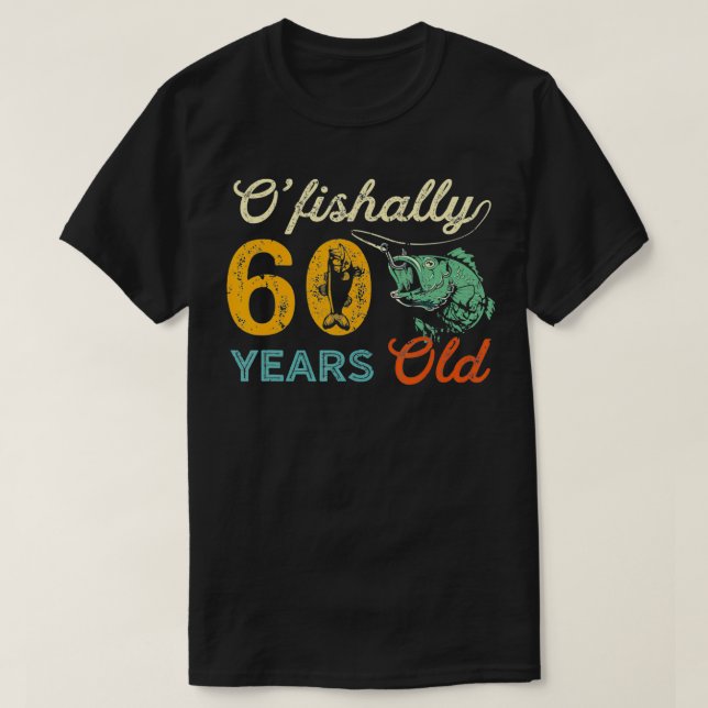 T-shirt Cadeau de pêche 60 ans 60e anniversaire Cool Ville (Design devant)