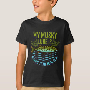 T-shirt Cadeau de pêche musquée leurre muskie grand broche
