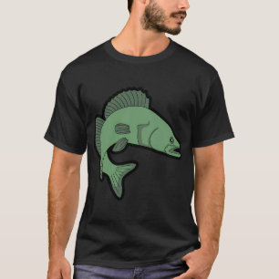 T-shirt Cadeau de pêcheur prédateur de rivière de sandre