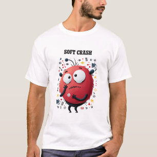 T-shirt Cadeau de personnage d'alien drôle de crash doux