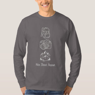 T-shirt Cadeau de photographie de randonnée – Hike Shoot R