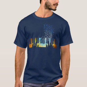 T-shirt Cadeau de piano clavier pour hommes femmes enfants