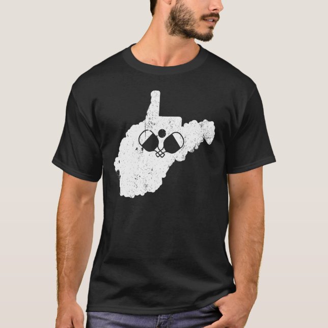 T-shirt Cadeau de Pickleball de chemise de la Virginie (Devant)