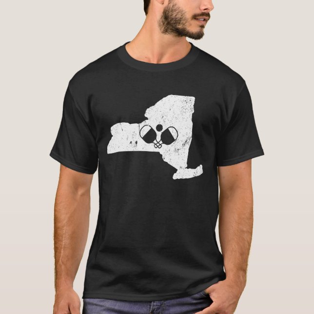 T-shirt Cadeau de Pickleball de chemise de New York (Devant)