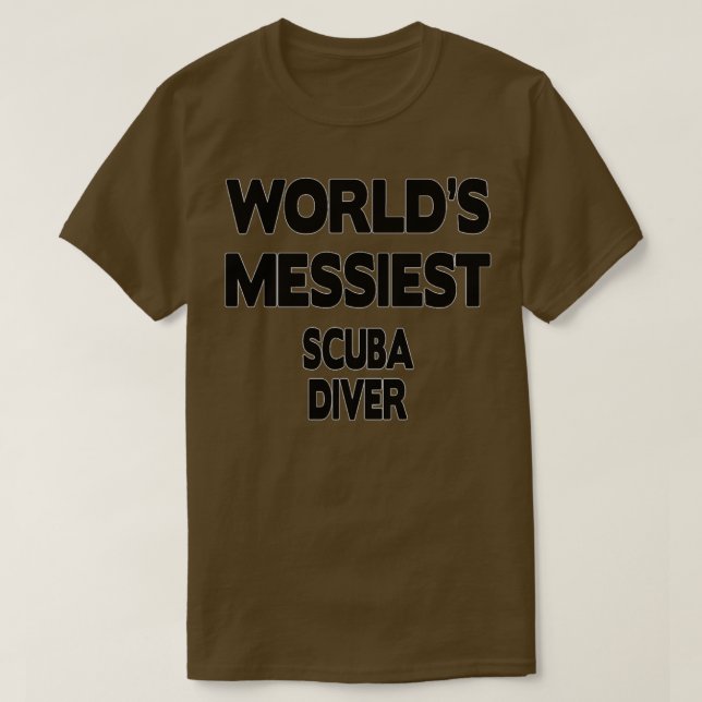 T-shirt Cadeau De Plongée De Scuba Présenté Pour Hommes Fe (Design devant)