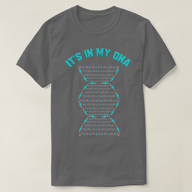 T-shirt Cadeau de plongée sous-marine Freediving ADN de pl (Design devant)