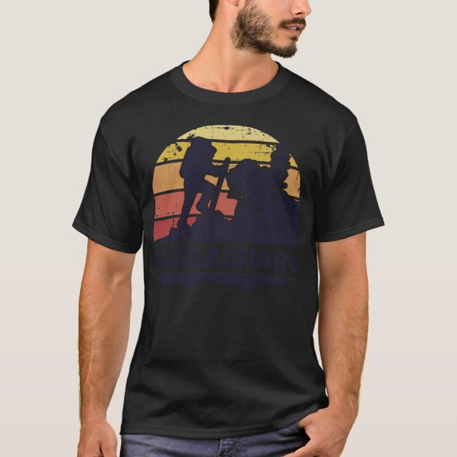 T-shirt Cadeau de randonnée du Kilimandjaro (Devant)