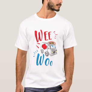 T-shirt cadeau de remise de diplômes, ambulance, patient