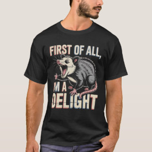 T-shirt Cadeau de sarigue drôle d'attitude Mème Amoureux d