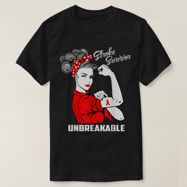 T-shirt Cadeau de sensibilisation aux accidents vasculaire (Design devant)