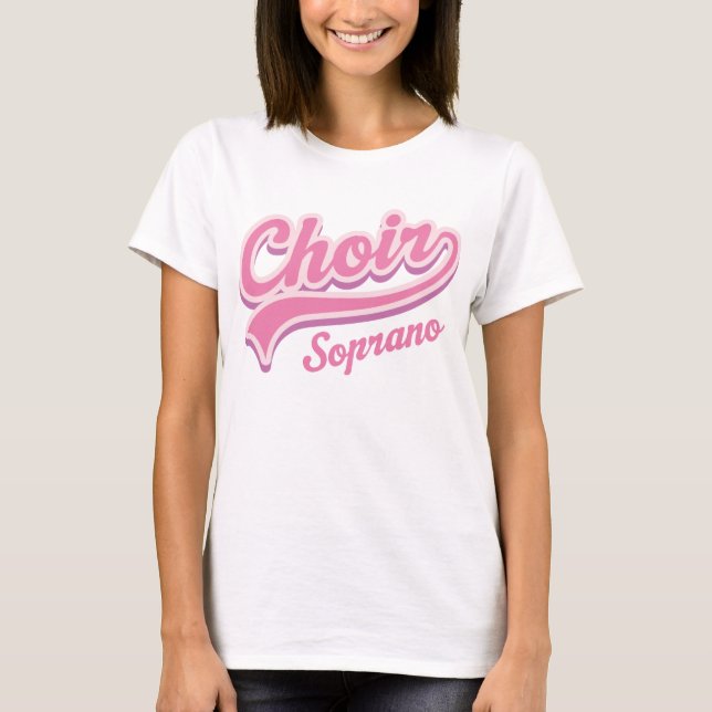 T-shirt Cadeau de soprano (Devant)