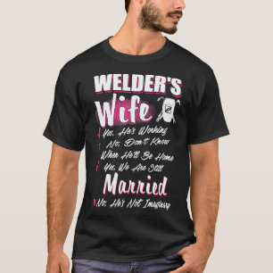 T-shirt Cadeau de soudure Oui Nous Nous Marions Encore Fem