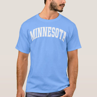 T-shirt Cadeau de style universitaire du Minnesota