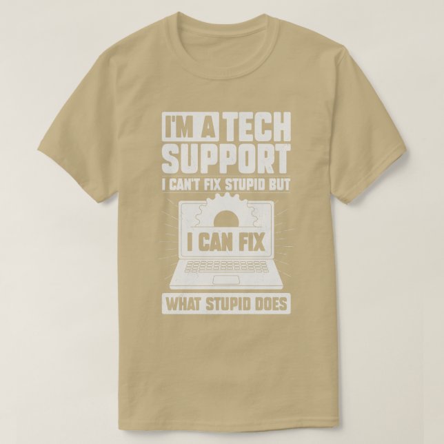 T-shirt Cadeau De Support Technique Im A (Design devant)