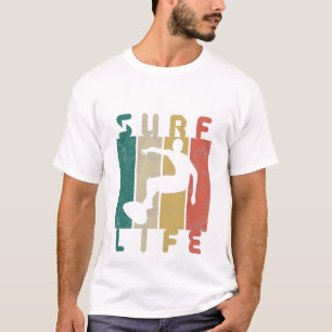 T-shirt cadeau de surf rétro pour surfeur