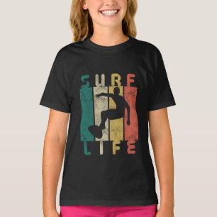 T-shirt cadeau de surfer rétro surf