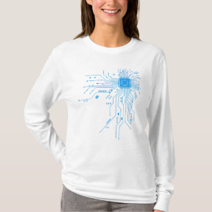 T-shirt Cadeau de technologie de conception de circuit de