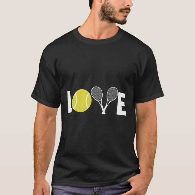 T-shirt Cadeau De Tennis Pour Les Joueurs De Tennis Et Les (Devant)