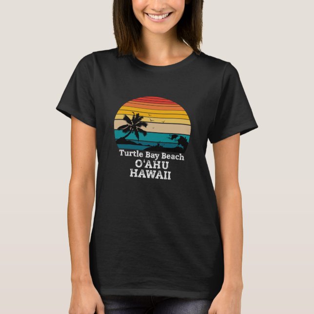 T-shirt cadeau de Turtle Bay Beach (Devant)