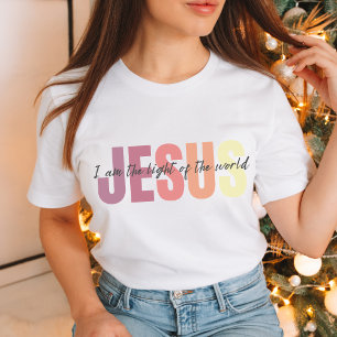 T-shirt Cadeau de vêtements religieux Noël Message du Chri