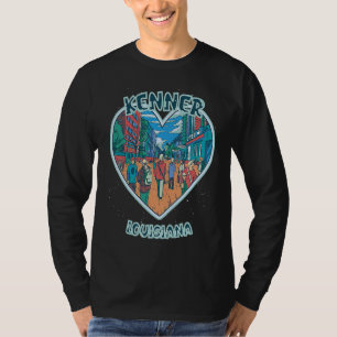 T-shirt Cadeau de voyage de Kenner en Louisiane Cœur