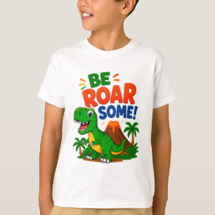 T-shirt 🦖 Cadeau d'enfant dinosaure rugissant ⭐