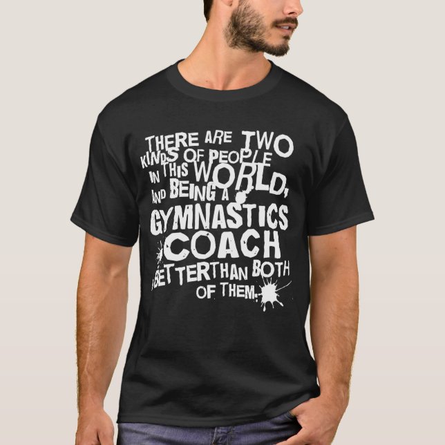 T-shirt Cadeau d'entraîneur de gymnastique (Devant)