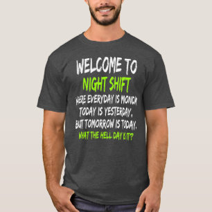 T-shirt Cadeau des travailleurs de nuit Funny Midnight Shi