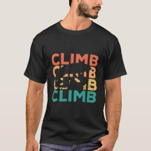 T-shirt Cadeau D'Escalade Vintage Rétro Pour grimpeurs