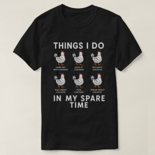 T-shirt Cadeau d'humour agricole pour passionné de volaill