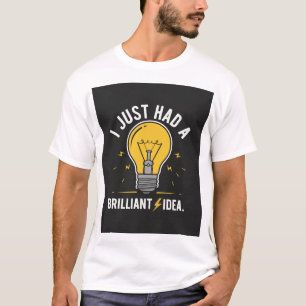 T-shirt Cadeau d'ingénieur électricien ampoule idée brilla
