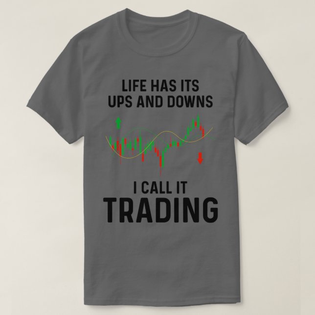 T-shirt Cadeau d'investissement du négociant stock (Design devant)