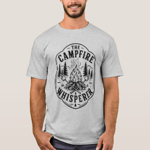 T-shirt Cadeau drôle d'aventure de feu de camp de camping,
