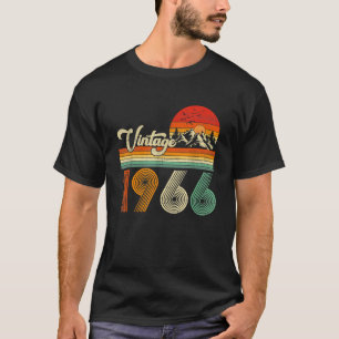 T-shirt Cadeau drôle de 1966 Fabriqué en 1966 Cadeau pour