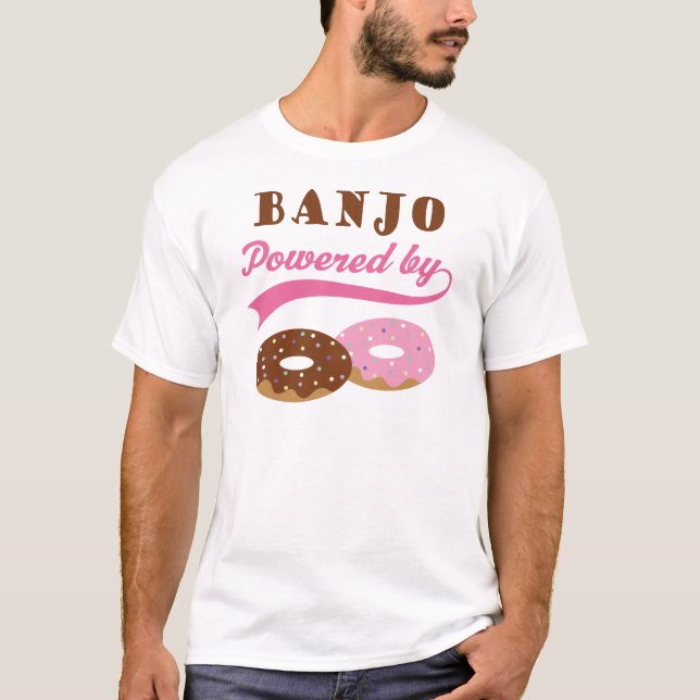 T-shirt Cadeau drôle de banjo (Devant)