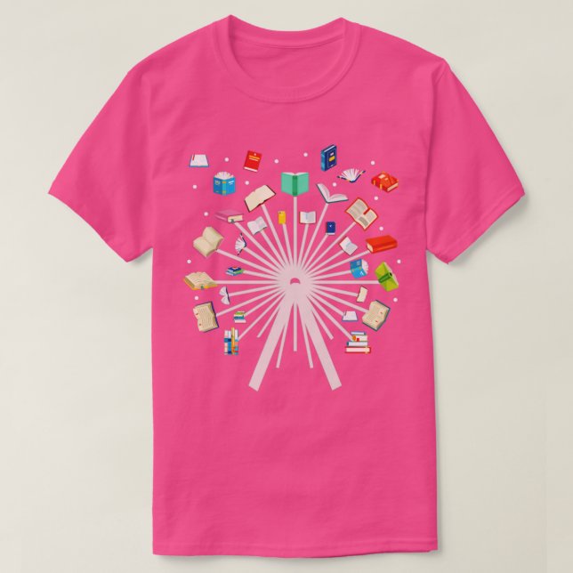 T-shirt Cadeau drôle de bibliothécaire ver de livre Lectur (Design devant)