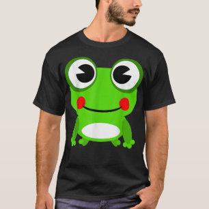 T-shirt Cadeau drôle de grenouille verte de dessin animé a
