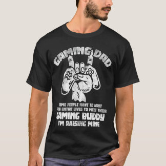 T-shirt Cadeau drôle de joueur Papa joueur Copain de jeu V