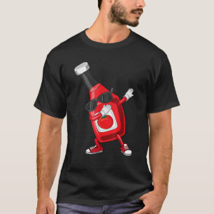 T-shirt Cadeau drôle de ketchup Dabbing pour enfants garço