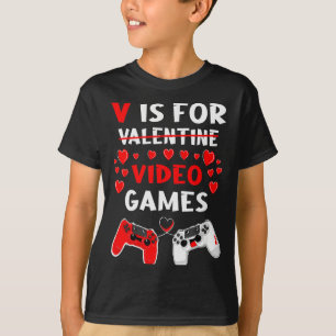 T-shirt Cadeau drôle de la Saint-Valentin pour jeux vidéo