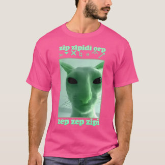 T-shirt Cadeau drôle de mème de chat extraterrestre Brainr