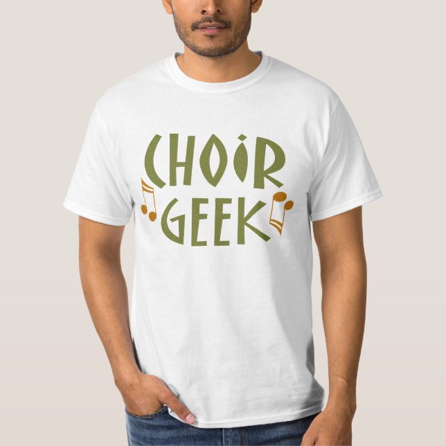 T-shirt Cadeau drôle de musique de geek de choeur (Devant)