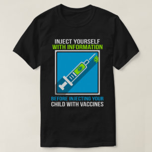 T-shirt Cadeau drôle de nouveauté pour des Anti-vaccins