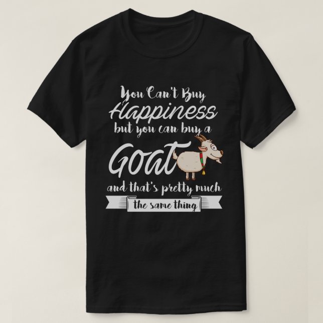 T-shirt Cadeau drôle de nouveauté pour l'amant de chèvre (Design devant)