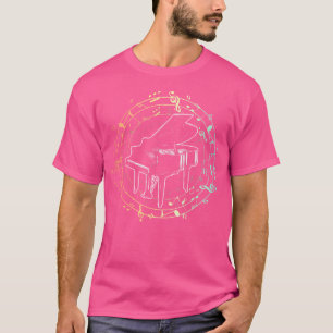 T-shirt Cadeau drôle de pianiste Joueur de piano Clavier P