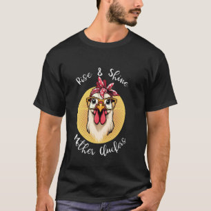 T-shirt Cadeau drôle de poulet poule coq oiseau pour maman