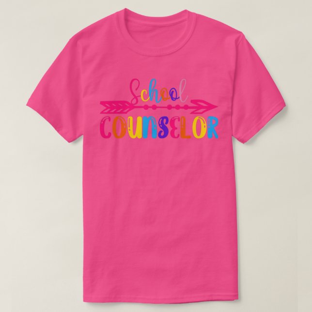 T-shirt Cadeau drôle et mignon de conseiller scolaire (Design devant)
