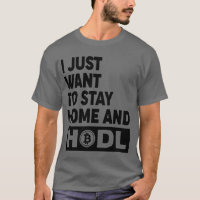 T-shirt cadeau drôle Hodl Bitcoin Crypto (recto-ve