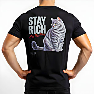 T-shirt cadeau drôle pour amateur de chats avec ét
