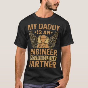 T-shirt Cadeau drôle pour mon partenaire papa ingénieur